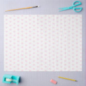 Roze kerstpapier met snowflake tissuepapier (Craft)