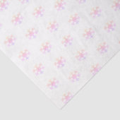 Roze kerstpapier met snowflake tissuepapier (Detail)