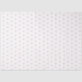 Roze kerstpapier met snowflake tissuepapier