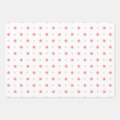 Roze kerstpapier voor de rotting inpakpapier vel (Voorkant)