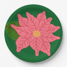 Roze Kerstpoinsettia
