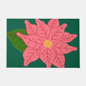 Roze Kerstpunt Deurmat (Voorkant)