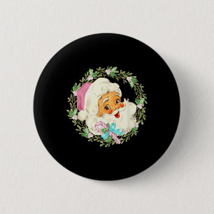  roze kerstrecorder Roze kerstontwerp Ronde Button 5,7 Cm