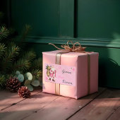 Roze Kerstretro  Kerstman naar Van Etiket