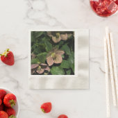Roze kerstroos servet (Insitu)