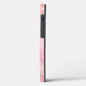 Roze Kerstsneeuwvlokken Boho Patroon Case-Mate iPhone Case (Achterkant / Links)