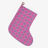 Roze Kerstsok voor meisjes (Voorkant (Hangend))