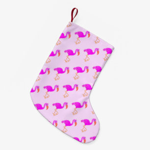 Roze kerststaart met Flamingo Kleine Kerstsok