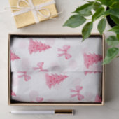 Roze kersttissuepapier tissuepapier (Geschenk)