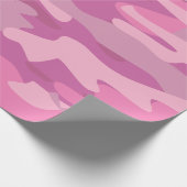 Roze kerstvakantie met kerst in de kleur van het l cadeaupapier (Hoek)