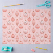 Roze kerstversiering en sterren kerst tissuepapier (Craft)