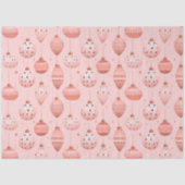 Roze kerstversiering en sterren kerst tissuepapier (Voorkant)