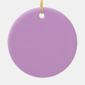 Roze kerstversiering keramisch ornament (Achterkant)