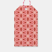 Roze kerstversiering Label met kerstcadeau Cadeaulabel (Achterkant)