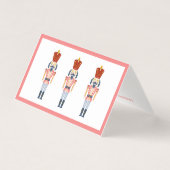 Roze kerstversiering met kerstcadeau Label Kaart (Voorkant)