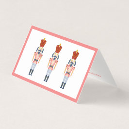 Roze kerstversiering met kerstcadeau Label Kaart