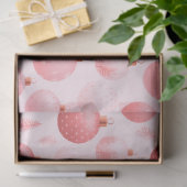Roze kerstversiering tissuepapier (Geschenk)