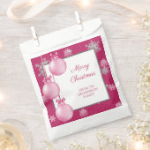 Roze kerstversiering voor avor Bag Bedankzakje (Geknipt)
