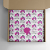 Roze kerstWaterverf Holly Tissue Paper Tissuepapier