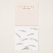 Roze Ketting Display Visitekaartje (Voorkant /achterkant)