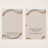 Roze Ketting voor het afvangen van vloeiend gegolf Visitekaartje (Voorkant /achterkant)