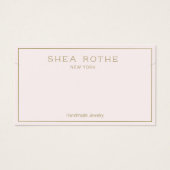 Roze Kettingen Armband Display Kaart (Voorkant)