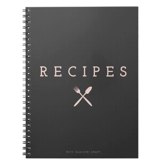 Roze  keukenbedrijf Notitieboek (Voorkant)