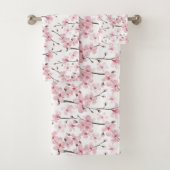 Roze keukendoekset voor Cherry Blossom Bad Handdoek (Insitu)