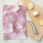 Roze keukenhanddoek (Quarter Fold)