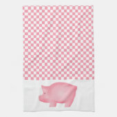 Roze keukenhanddoek (Verticaal)