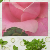 Roze keukenhanddoek (Gevouwen)