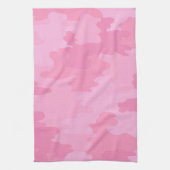 Roze keukenhanddoek Camouflage (Verticaal)