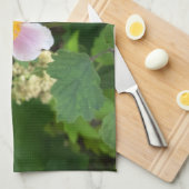 Roze Keukenhanddoek met Wilde Bloemen | Botanisch (Quarter Fold)