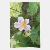 Roze Keukenhanddoek met Wilde Bloemen | Botanisch (Verticaal)