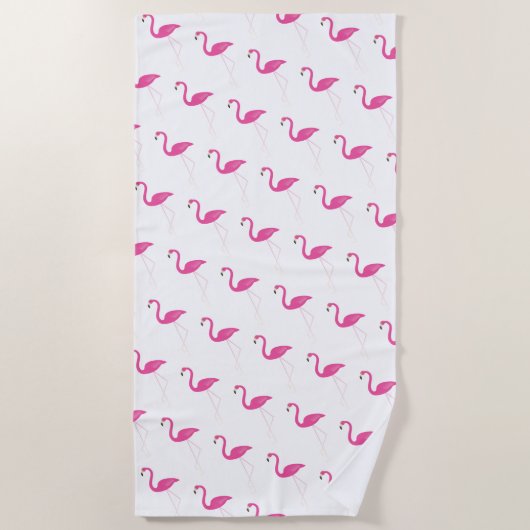 Roze keukenhanddoek strandlaken (Voorkant)