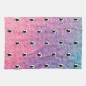 Roze Keukenhanddoek voor Halloween van Poet Adiela (Horizontaal)