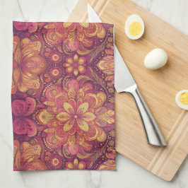 Roze Keukenhanddoek voor op Reis