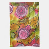 Roze keukenhanddoek voor Zwemkeuken (Verticaal)