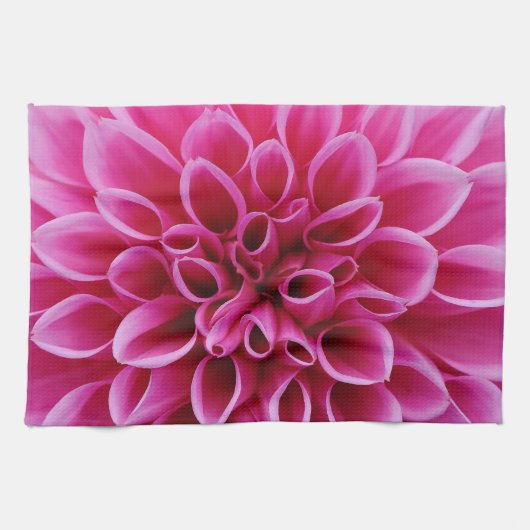Roze keukenhanddoeken (Horizontaal)