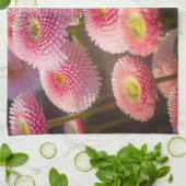 Roze keukenhanddoeken (Gevouwen)
