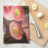 Roze keukenhanddoeken (Quarter Fold)