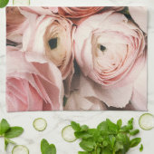 Roze keukenhanddoeken van Floral (Gevouwen)