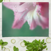 Roze keukenhanddoeken van Gladiolus (Gevouwen)