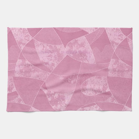 Roze keukenhanddoeken van glas (Horizontaal)