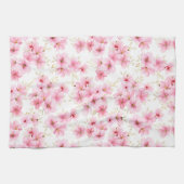 Roze keukenhanddoeken voor bloesems (Horizontaal)