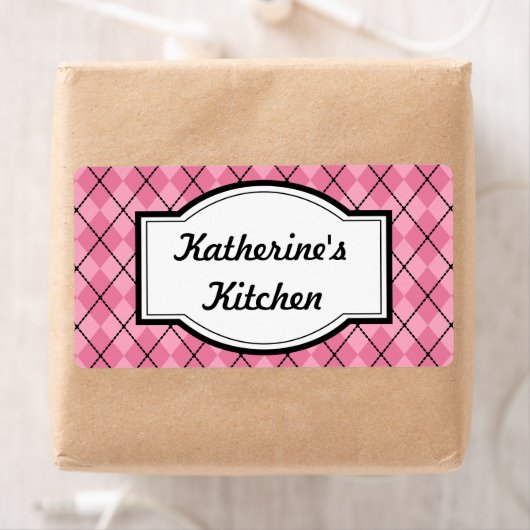  roze keukenlabels etiket (Insitu)