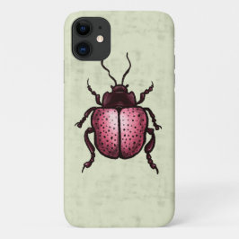 Roze Kever Schattigee Bug Art - Insectenliefhebber Case-Mate iPhone Case