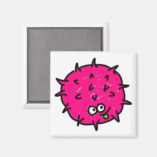 Roze kiem magneet (Voorkant / Achterkant)