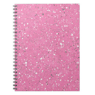 Roze kiezelmarmer notitieboek