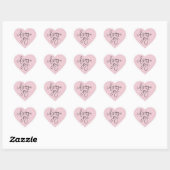 Roze "Kiezen Joy" Kalligrafie Sticker (Vel)